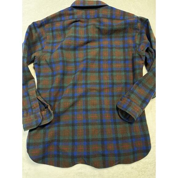 Pendleton Wool Shirt Lined MacDuff Hunting Tartan Pure Virgin Wool L USA - Picture 3 of 8